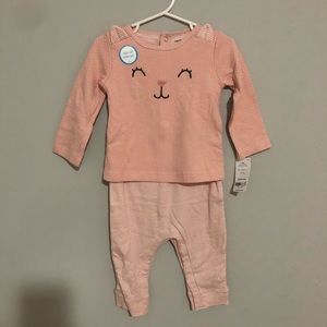 NWT 18 month Girls Pink outfit